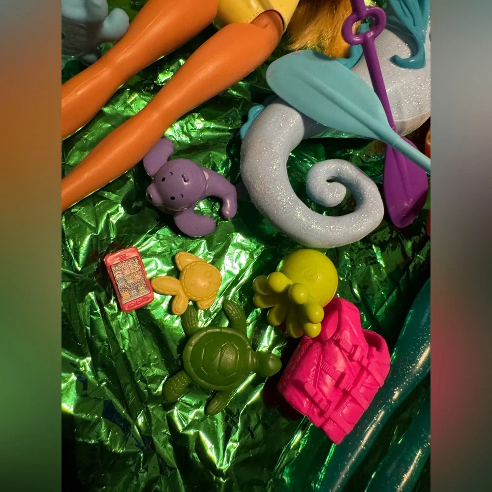 Barbie aquatic & sea life collection Dolphin, seahorse, octopus
